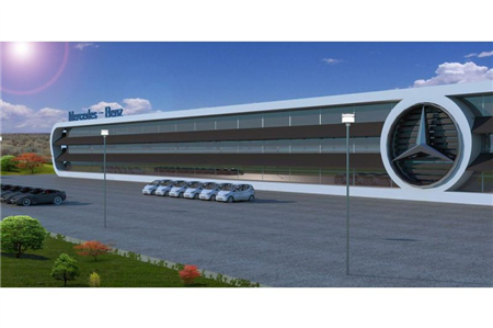 Mercedes Fabrikası Ek Bina Tasarımı